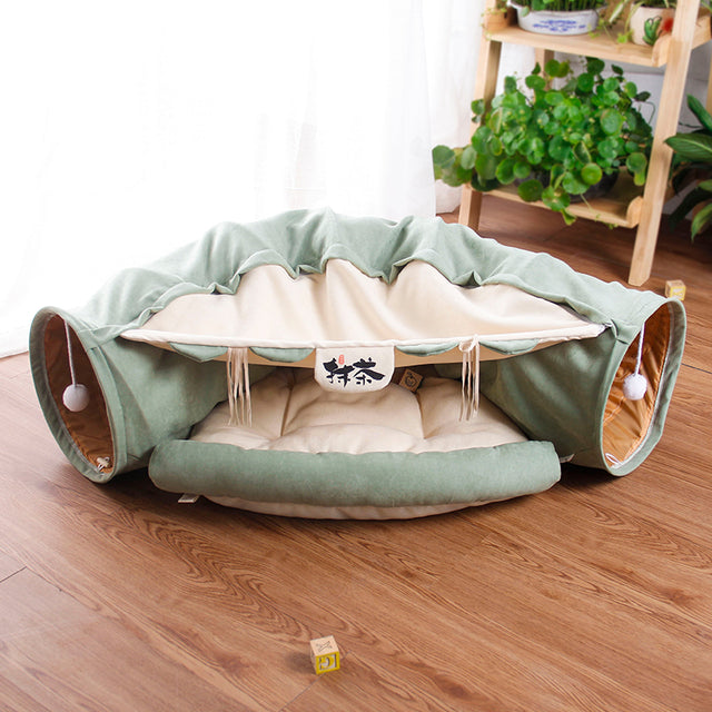 Interactive Cat Tunnel: Perfect for Playtime!