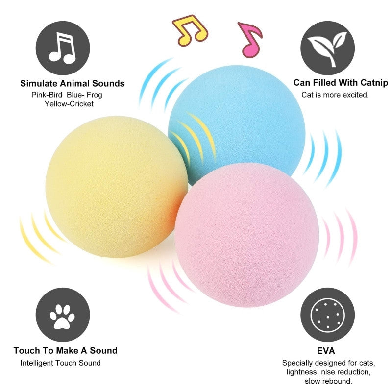 Interactive Catnip Ball: Smart Cat Toy