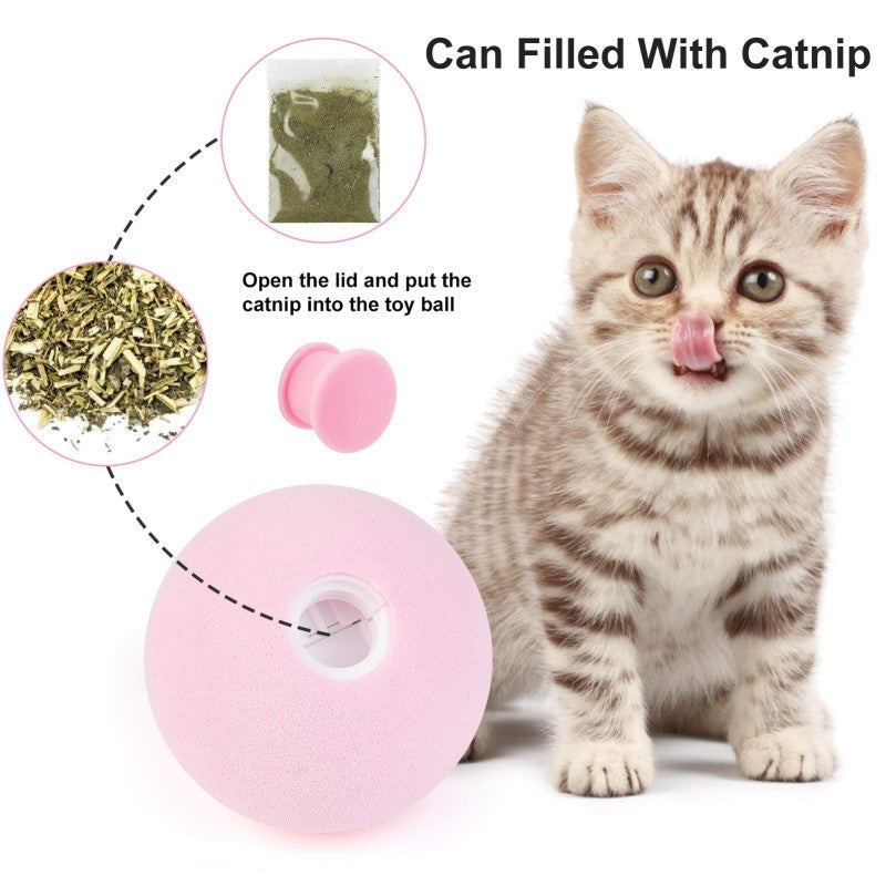 Interactive Catnip Ball: Smart Cat Toy